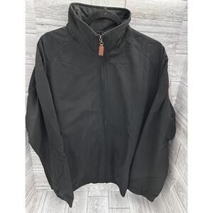 Vesi Sportswear Black Full Zip Bomber Jacket L NWT Water Resistant Lined